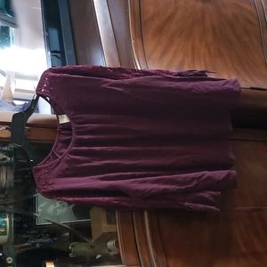 Terra & Sky 2X Blouse Maroon